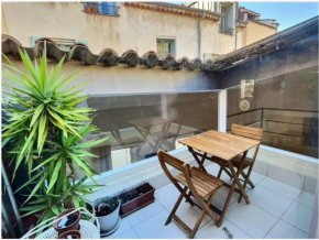 Viel Antibes, charmant duplex avec terrasse